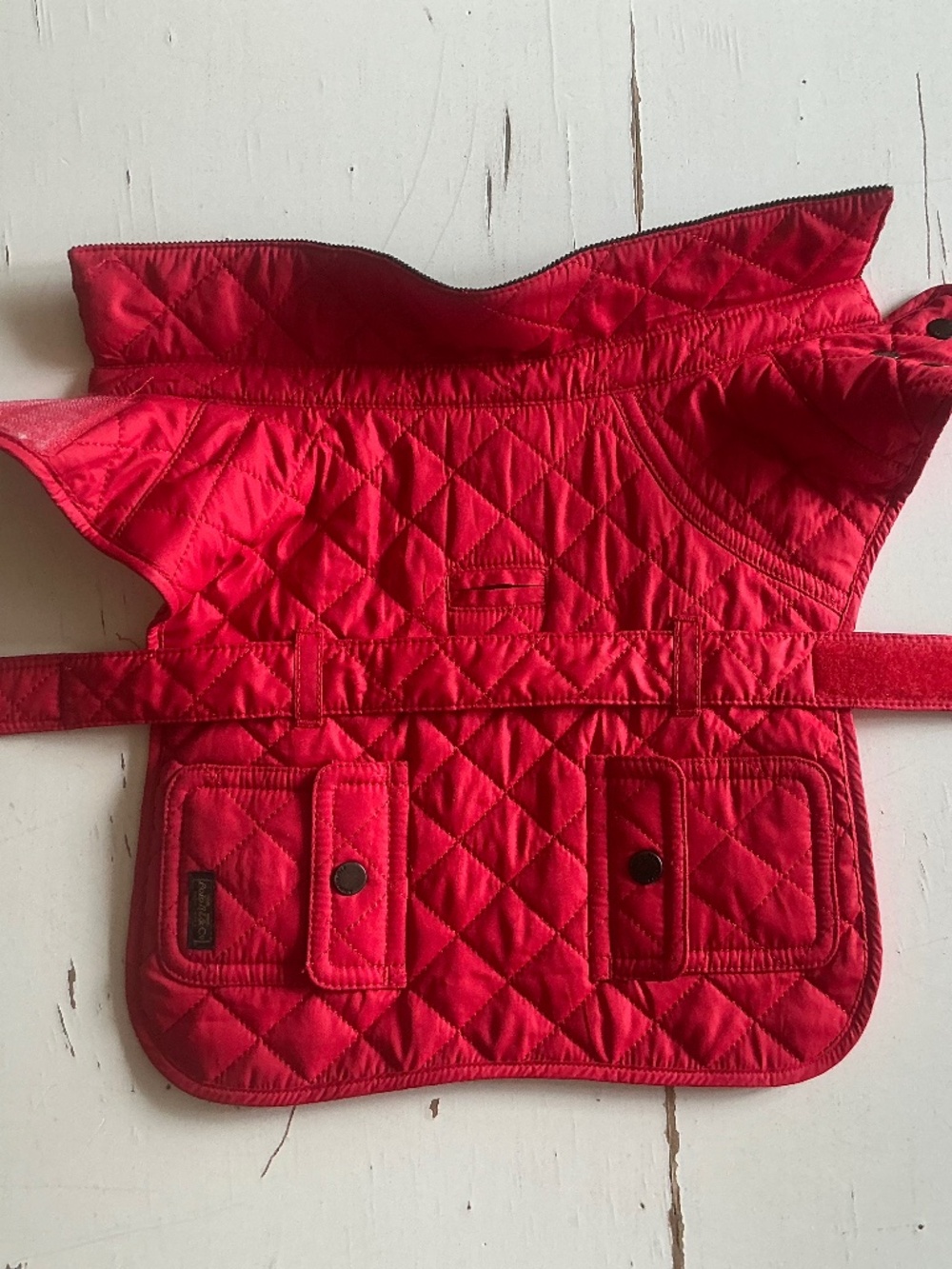Ralph Lauren Fleece Lined Quilted DOG Barn Jacket Sz M